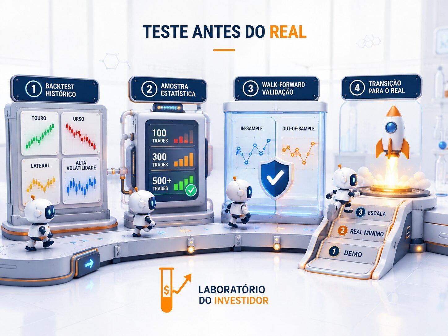 Quanto Tempo Testar um Robô de Trade Antes de Colocar Dinheiro Real?